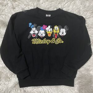 Mickey And Co Sweatshirt  Disney Parks Fab 5 Retro Size Medium